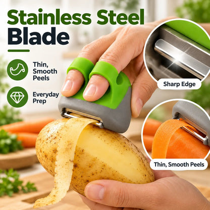 🔥LIMITED-TIME 50% OFF! Palm Vegetable Peeler Set – Soft Grip Handheld Fruit & Veggie Peeler!!!