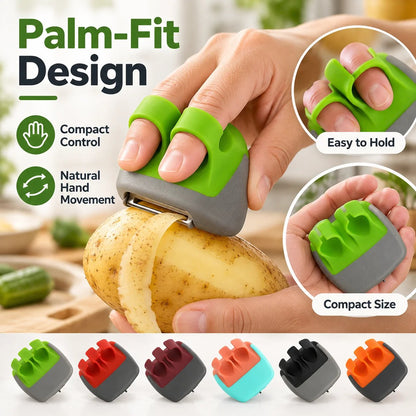 🔥LIMITED-TIME 50% OFF! Palm Vegetable Peeler Set – Soft Grip Handheld Fruit & Veggie Peeler!!!